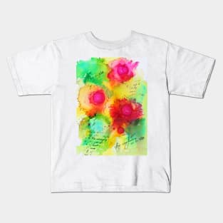 Believe in life (happy art) Kids T-Shirt